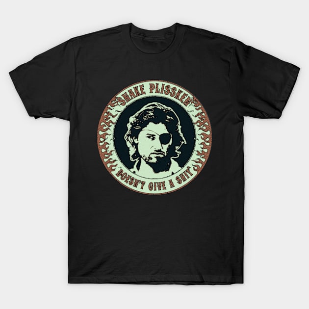 Snake Plissken (doesn't give a shit) Vintage T-Shirt by CosmicAngerDesign